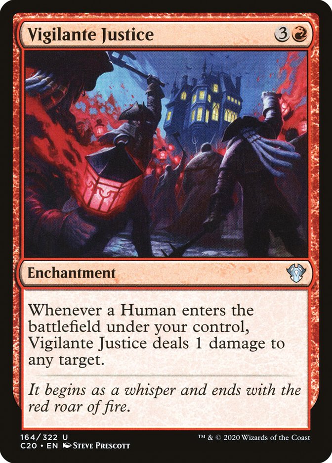 Vigilante Justice [Commander 2020] | Black Swamp Games