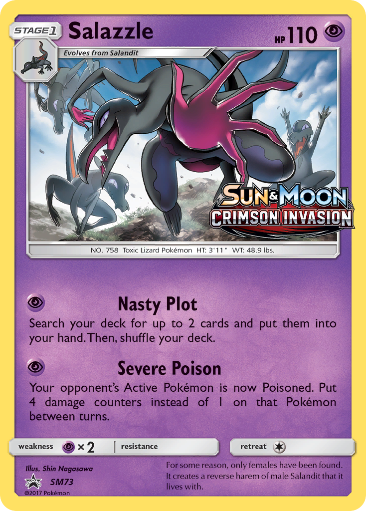 Salazzle (SM73) [Sun & Moon: Black Star Promos] | Black Swamp Games