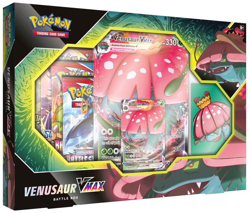 Pokémon TCG: Venusaur/Blastoise VMAX Battle Box | Black Swamp Games