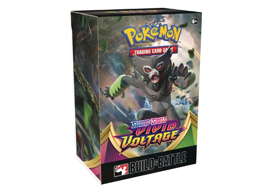 Pokemon Trading Card Game: Sword and Shield Vivid Voltage Build and Battle Box | Black Swamp Games