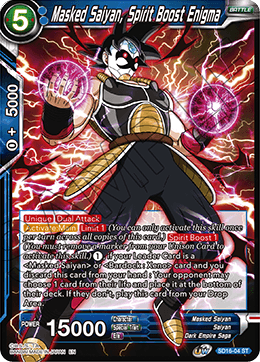 Masked Saiyan, Spirit Boost Enigma (Starter Deck - Darkness Reborn) (SD16-04) [Cross Spirits] | Black Swamp Games