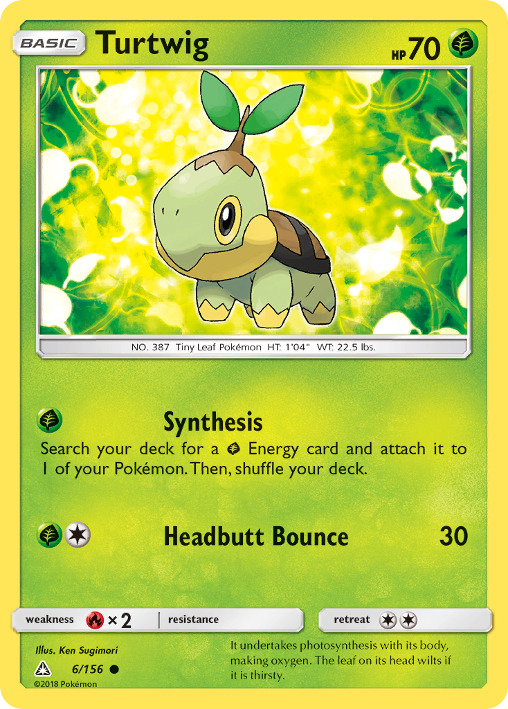 Turtwig (6/156) [Sun & Moon: Ultra Prism] | Black Swamp Games