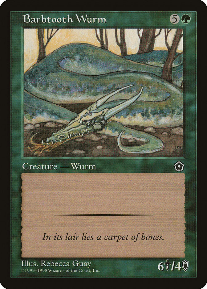 Barbtooth Wurm [Portal Second Age] | Black Swamp Games