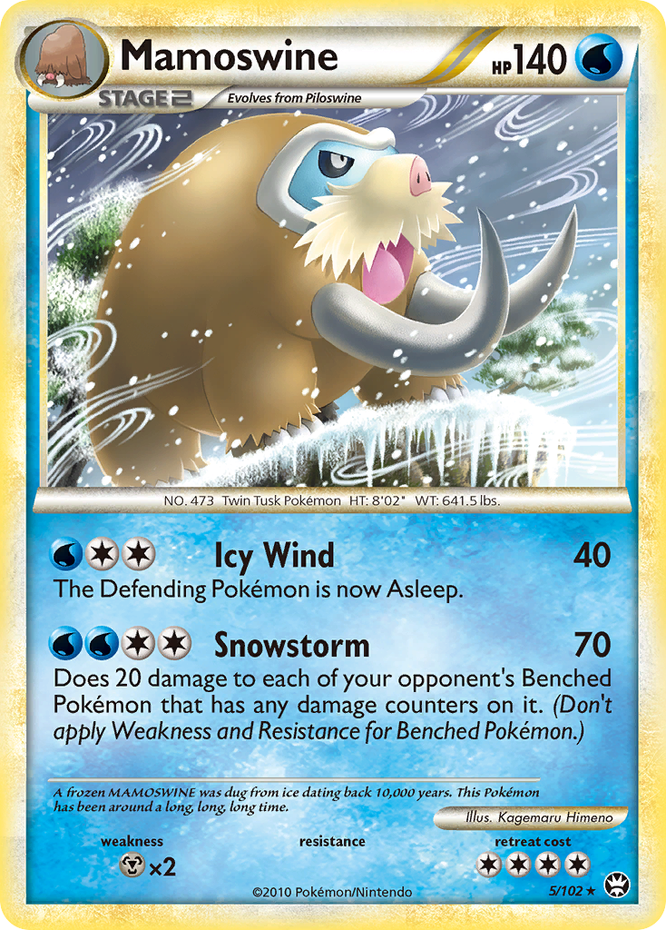 Mamoswine (5/102) [HeartGold & SoulSilver: Triumphant] | Black Swamp Games