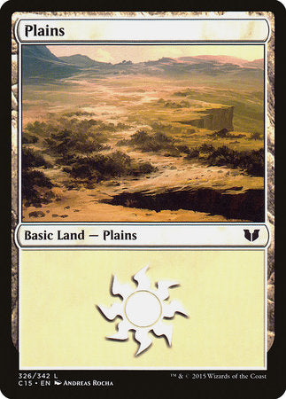 Plains (326) [Commander 2015] | Black Swamp Games