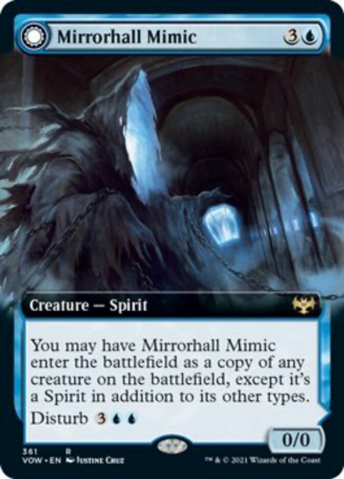 Mirrorhall Mimic // Ghastly Mimicry (Extended) [Innistrad: Crimson Vow] | Black Swamp Games