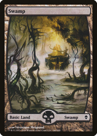 Swamp (240) - Full Art [Zendikar] | Black Swamp Games