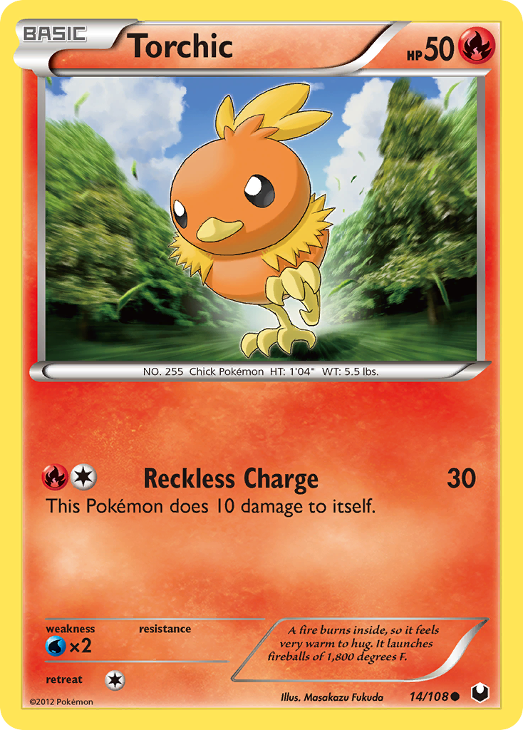 Torchic (14/108) [Black & White: Dark Explorers] | Black Swamp Games