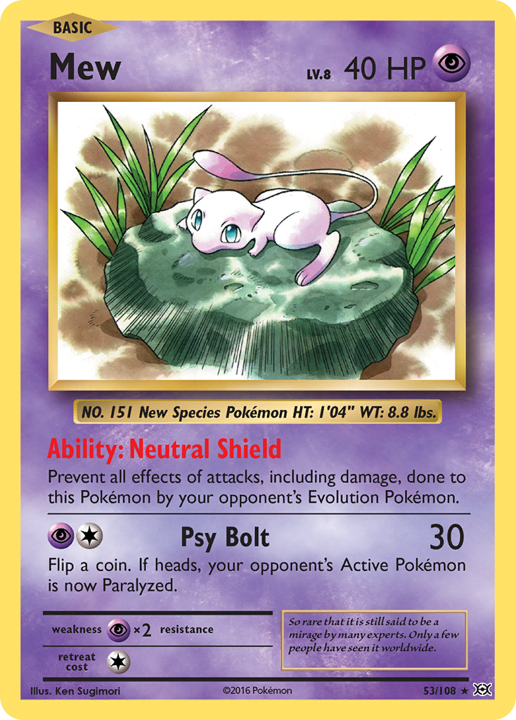 Mew (53/108) [XY: Evolutions] | Black Swamp Games