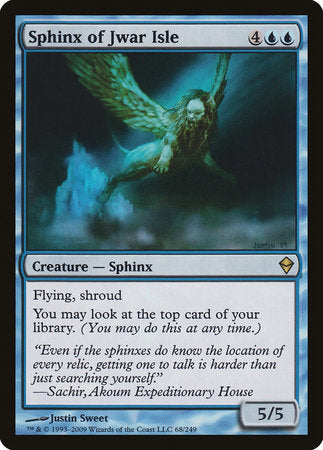 Sphinx of Jwar Isle [Zendikar] | Black Swamp Games