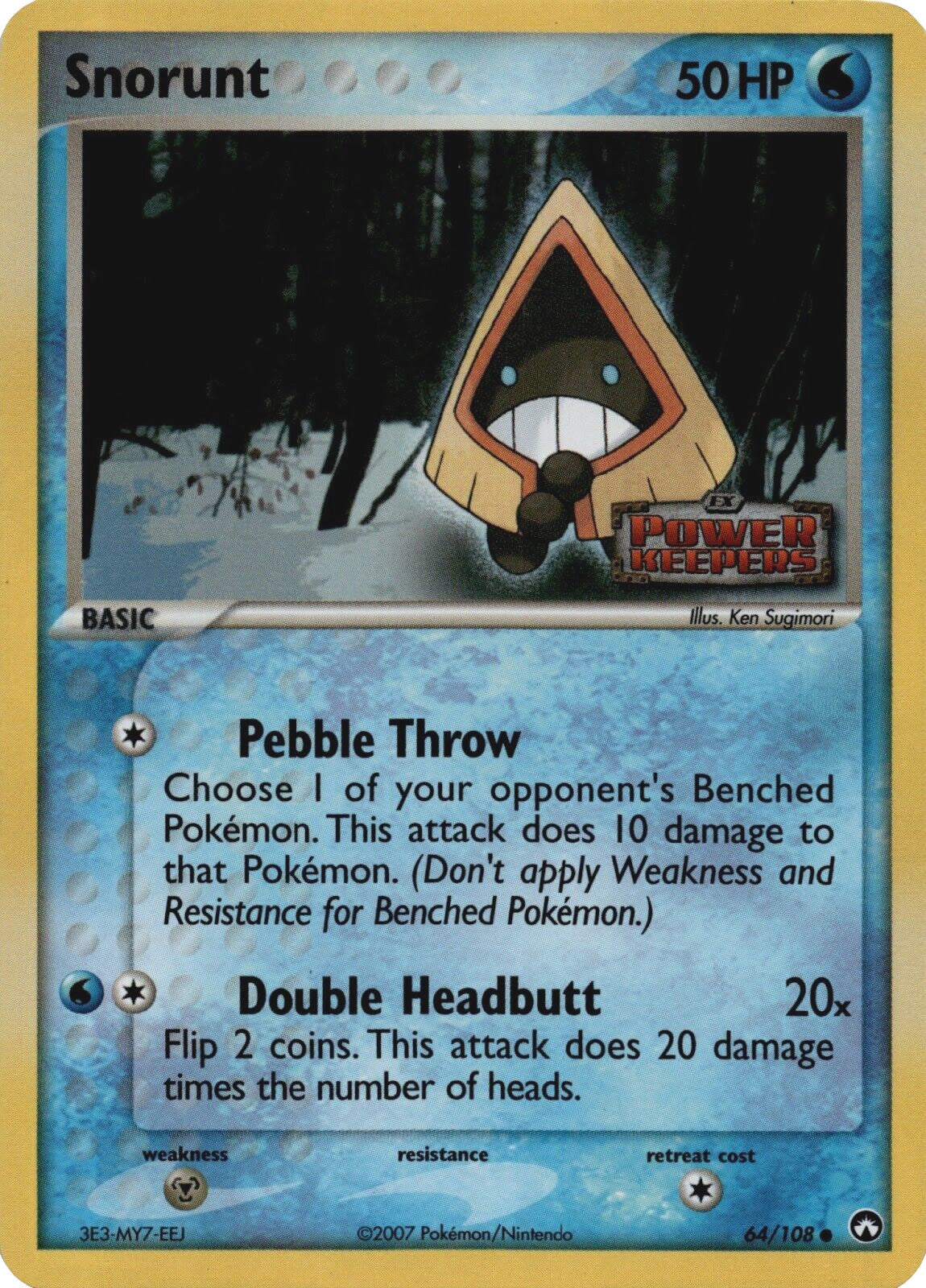 Snorunt (64/108) (Stamped) [EX: Power Keepers] | Black Swamp Games