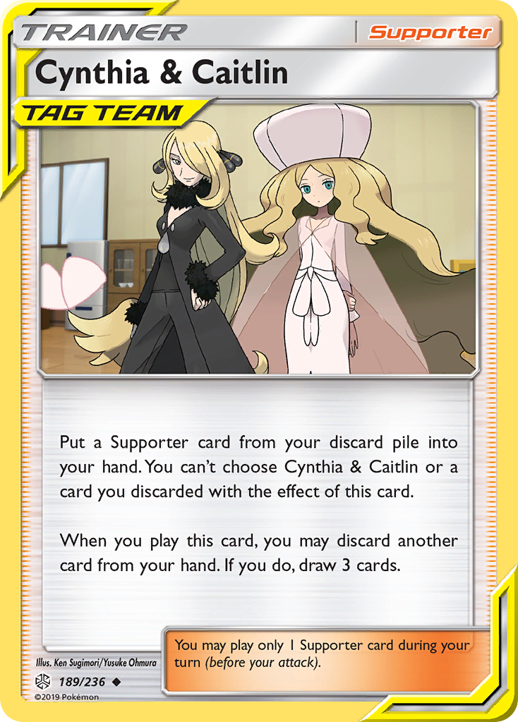 Cynthia & Caitlin (189/236) [Sun & Moon: Cosmic Eclipse] | Black Swamp Games