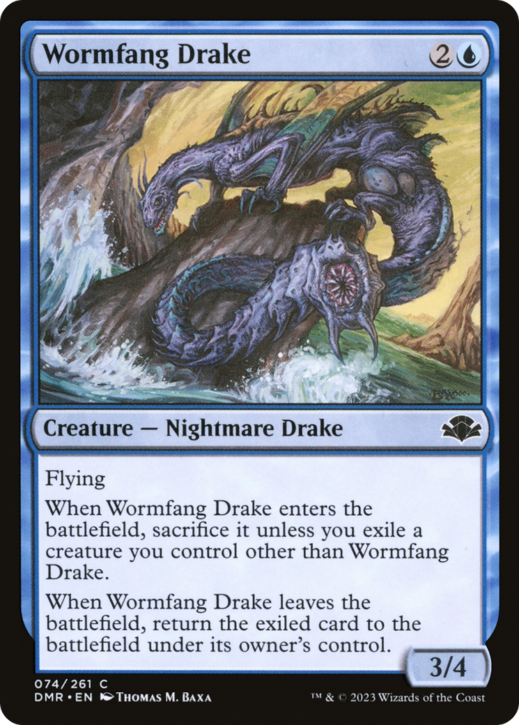 Wormfang Drake [Dominaria Remastered] | Black Swamp Games