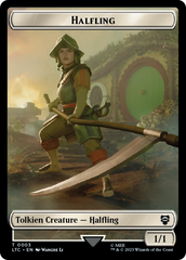 Halfling // Treasure Token [The Lord of the Rings: Tales of Middle-Earth Commander Tokens] | Black Swamp Games