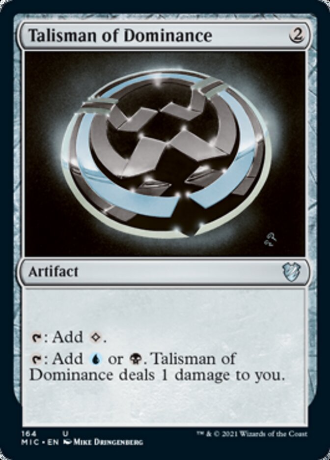 Talisman of Dominance [Innistrad: Midnight Hunt Commander] | Black Swamp Games