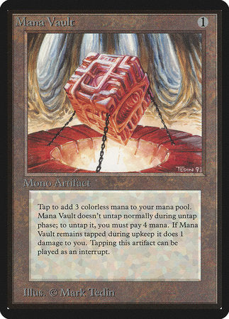 Mana Vault [Limited Edition Beta] | Black Swamp Games