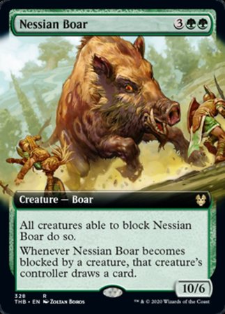 Nessian Boar (Extended Art) [Theros Beyond Death] | Black Swamp Games