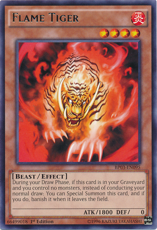Flame Tiger [BP03-EN095] Rare | Black Swamp Games