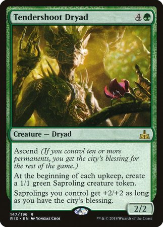 Tendershoot Dryad [Rivals of Ixalan] | Black Swamp Games