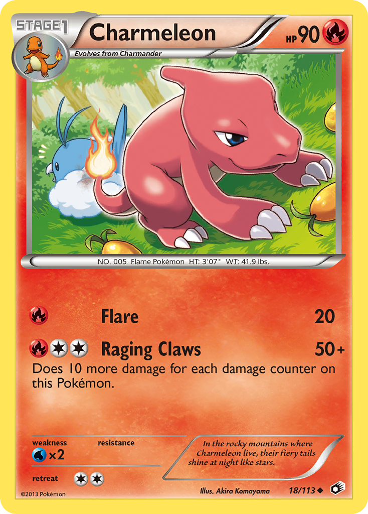 Charmeleon (18/113) [Black & White: Legendary Treasures] | Black Swamp Games