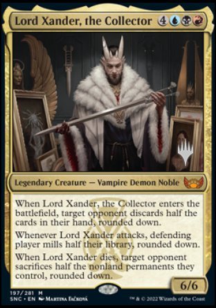 Lord Xander, the Collector (Promo Pack) [Streets of New Capenna Promos] | Black Swamp Games