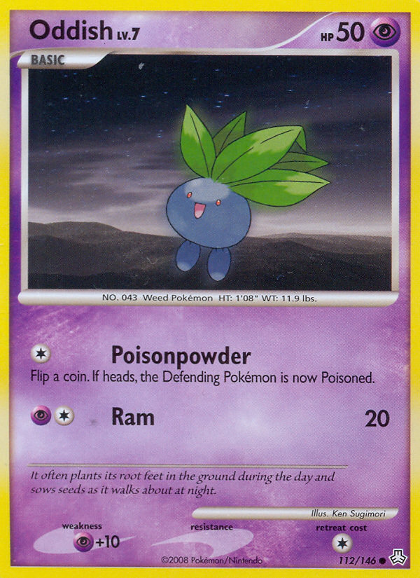 Oddish (112/146) [Diamond & Pearl: Legends Awakened] | Black Swamp Games