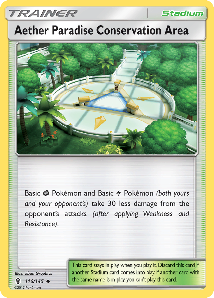 Aether Paradise Conservation Area (116/145) [Sun & Moon: Guardians Rising] | Black Swamp Games