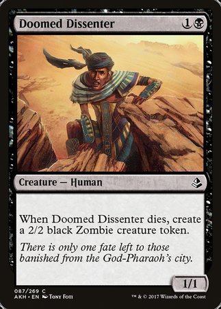 Doomed Dissenter [Amonkhet] | Black Swamp Games