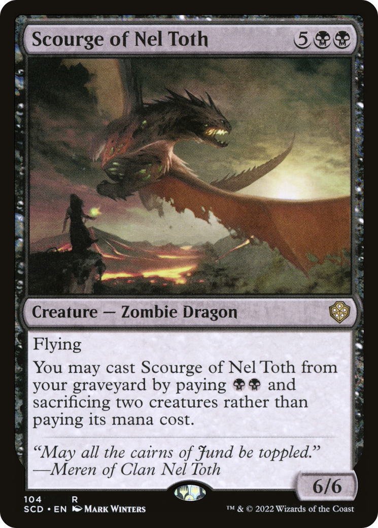 Scourge of Nel Toth [Starter Commander Decks] | Black Swamp Games