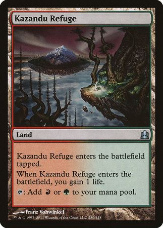 Kazandu Refuge [Commander 2011] | Black Swamp Games