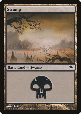 Swamp (293) [Shadowmoor] | Black Swamp Games