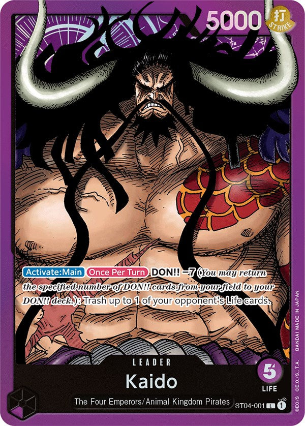 Kaido (001) [Starter Deck: Animal Kingdom Pirates] | Black Swamp Games