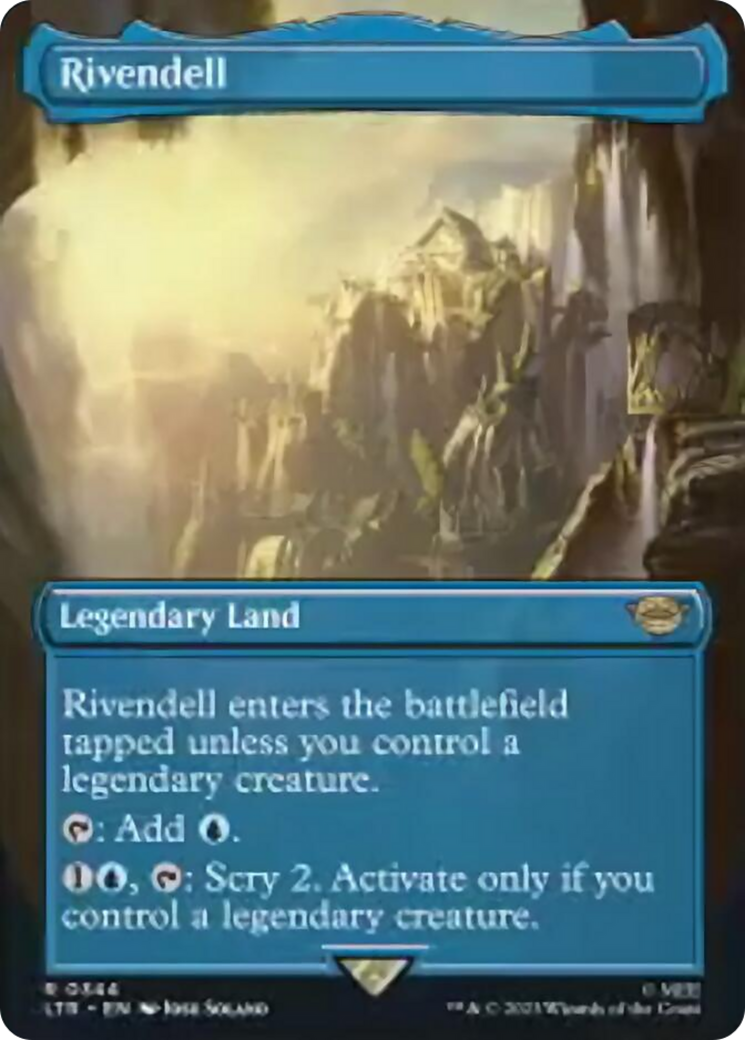 Rivendell (Borderless Alternate Art) [The Lord of the Rings: Tales of Middle-Earth] | Black Swamp Games
