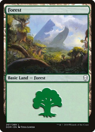 Forest (267) [Dominaria] | Black Swamp Games