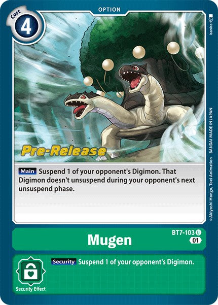 Mugen [BT7-103] [Next Adventure Pre-Release Cards] | Black Swamp Games