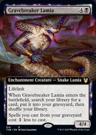 Gravebreaker Lamia (Extended Art) [Theros Beyond Death] | Black Swamp Games