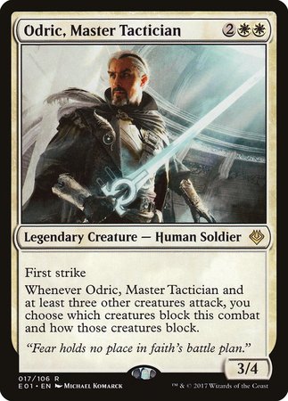 Odric, Master Tactician [Archenemy: Nicol Bolas] | Black Swamp Games