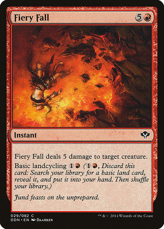 Fiery Fall [Duel Decks: Speed vs. Cunning] | Black Swamp Games