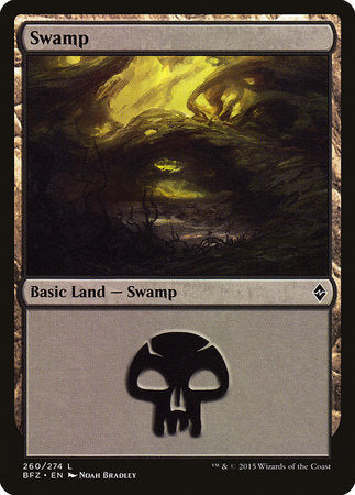 Swamp (260) [Battle for Zendikar] | Black Swamp Games