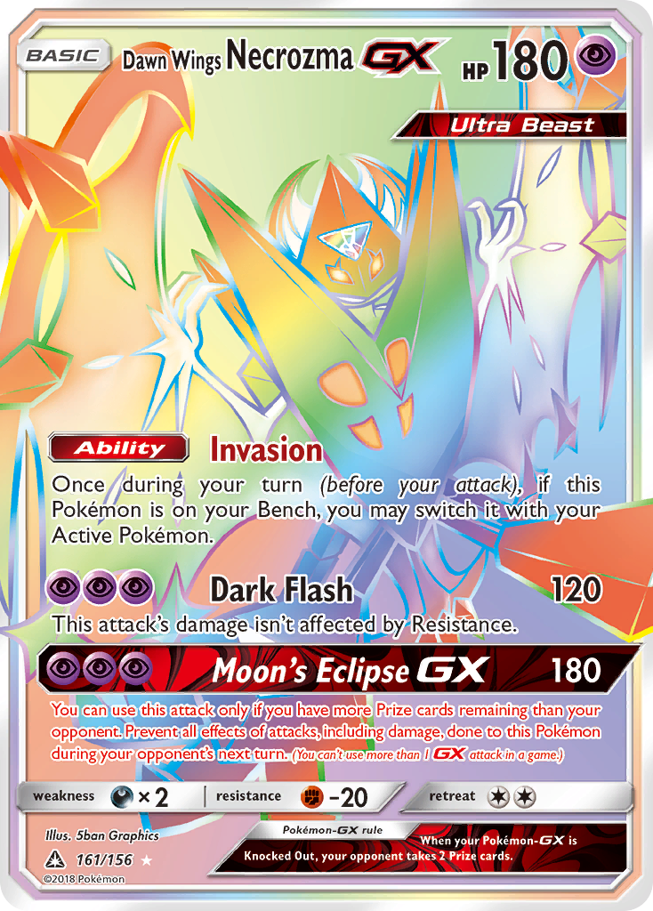 Dawn Wings Necrozma GX (161/156) [Sun & Moon: Ultra Prism] | Black Swamp Games