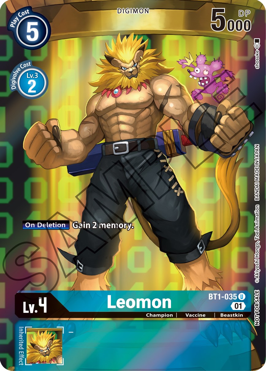 Leomon [BT1-035] (Tamer's Card Set 1) [Release Special Booster Ver.1.0] | Black Swamp Games