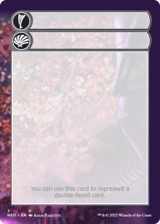 Helper Card (3/9) [Kamigawa: Neon Dynasty Tokens] | Black Swamp Games