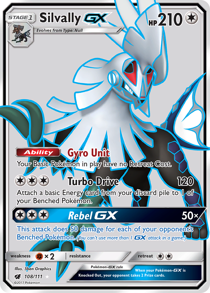 Silvally GX (108/111) [Sun & Moon: Crimson Invasion] | Black Swamp Games