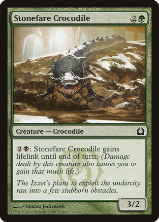 Stonefare Crocodile [Return to Ravnica] | Black Swamp Games