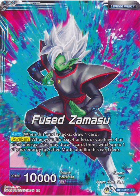 Fused Zamasu // Fused Zamasu, Divine Ruinbringer (BT10-032) [Rise of the Unison Warrior Prerelease Promos] | Black Swamp Games