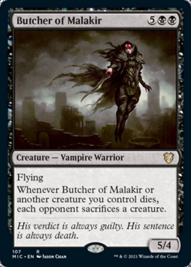 Butcher of Malakir [Innistrad: Midnight Hunt Commander] | Black Swamp Games