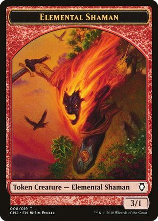 Elemental Shaman Token [Commander Anthology Volume II Tokens] | Black Swamp Games