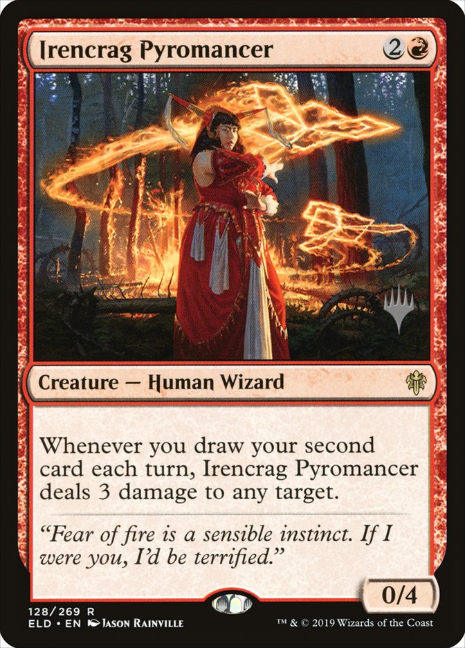 Irencrag Pyromancer (Promo Pack) [Throne of Eldraine Promos] | Black Swamp Games