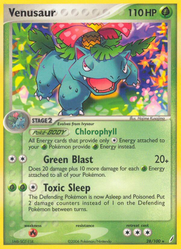 Venusaur (28/100) (Theme Deck Exclusive) [EX: Crystal Guardians] | Black Swamp Games