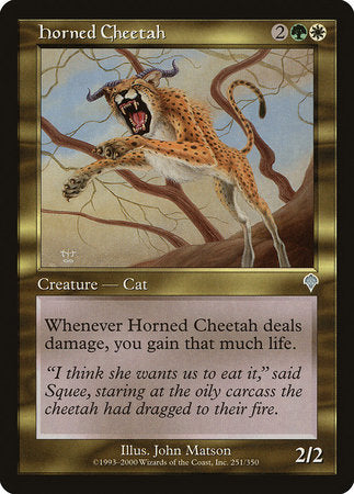 Horned Cheetah [Invasion] | Black Swamp Games